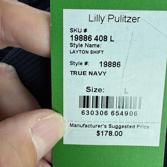 LILLY PULITZER LEYTON SHIFT DRESS SIZE LARGE NEW NWT - Picture 6 of 6